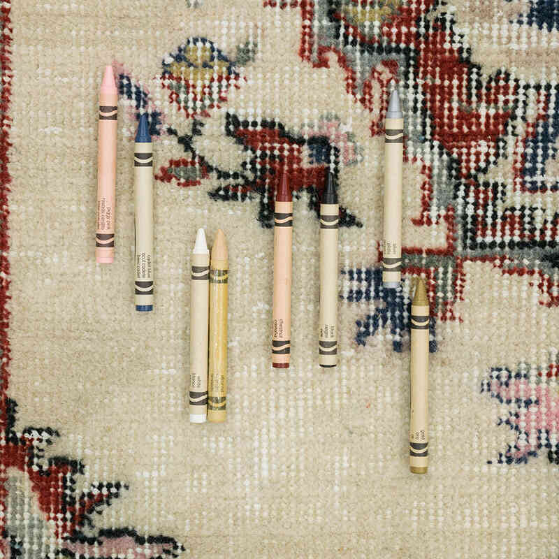 Alfombra Vintage Turca Anudada a Mano - 133 cm x 213 cm - K0066116