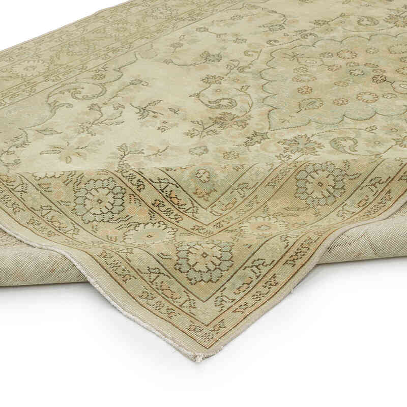 Alfombra Vintage Turca Anudada a Mano - 194 cm x 337 cm - K0066139