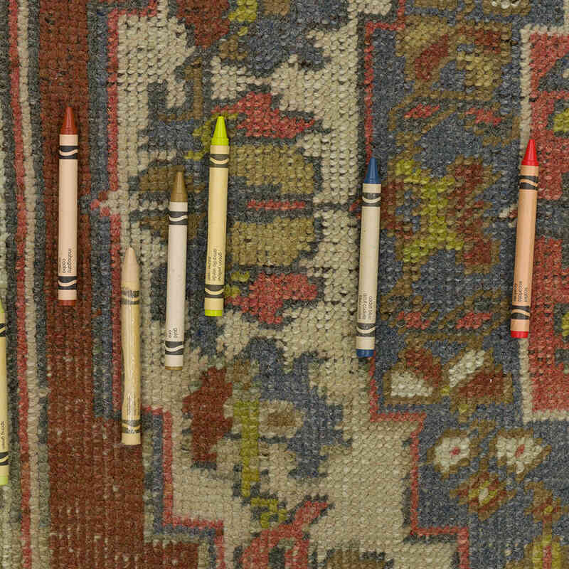 Vintage Turkish Hand-Knotted Rug - 4' 2" x 7' 3" (50" x 87") - K0066141