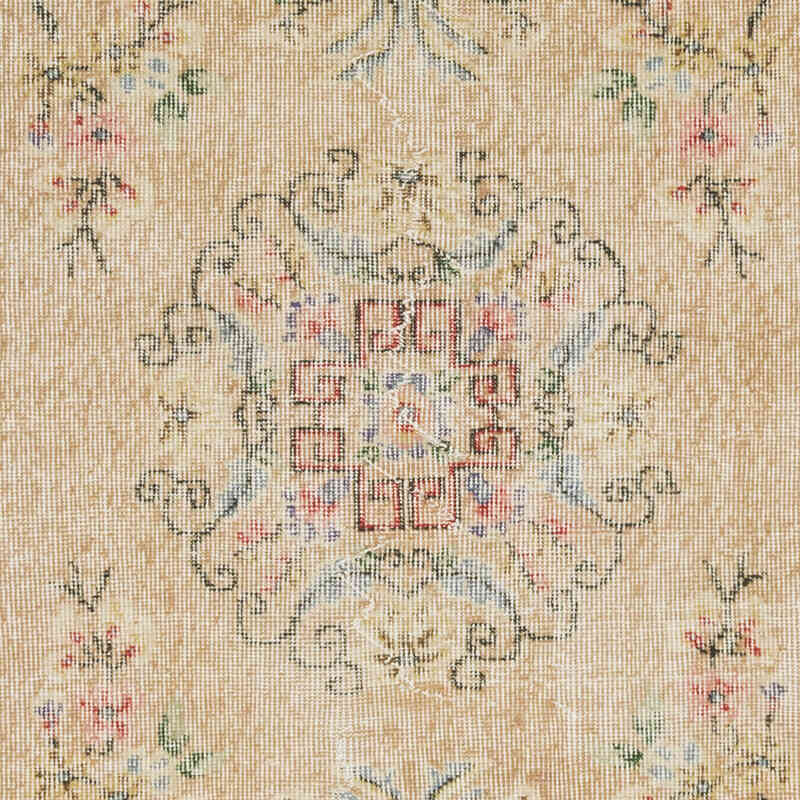 Alfombra Vintage Turca Anudada a Mano - 115 cm x 207 cm - K0066148