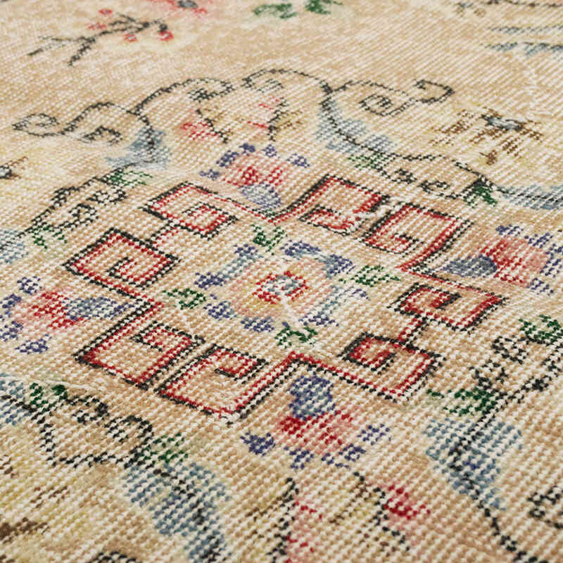 Alfombra Vintage Turca Anudada a Mano - 115 cm x 207 cm - K0066148