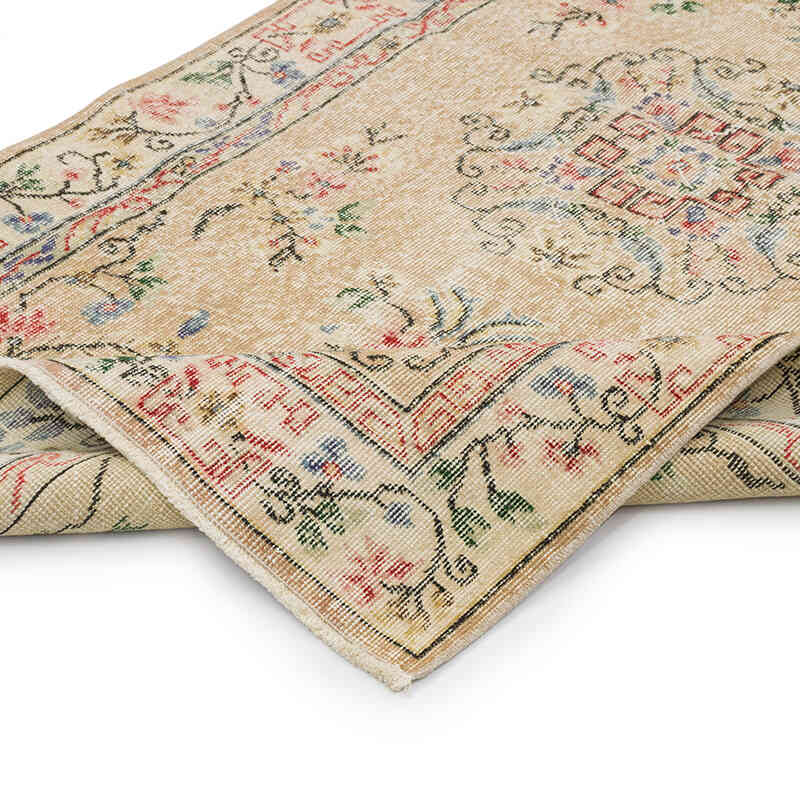 Alfombra Vintage Turca Anudada a Mano - 115 cm x 207 cm - K0066148