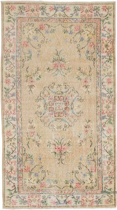 Alfombra Vintage Turca Anudada a Mano - 115 cm x 207 cm