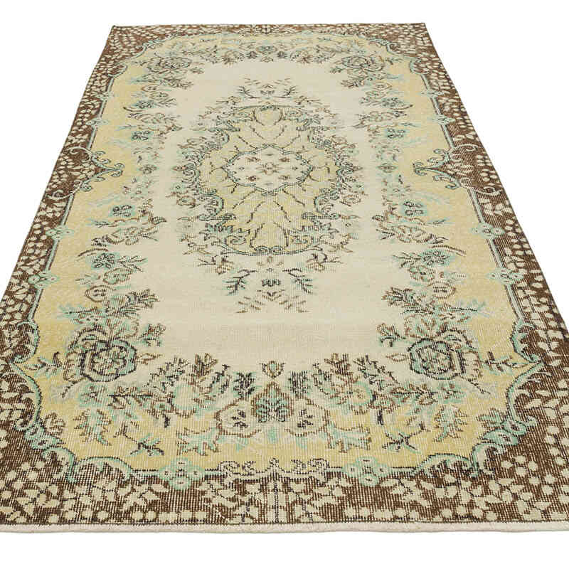 Vintage Turkish Hand-Knotted Rug - 3' 9" x 7' 2" (45" x 86") - K0066159