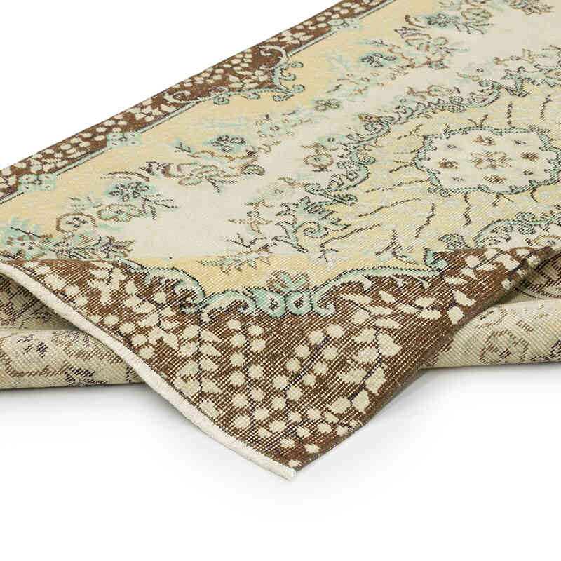 Vintage Turkish Hand-Knotted Rug - 3' 9" x 7' 2" (45" x 86") - K0066159
