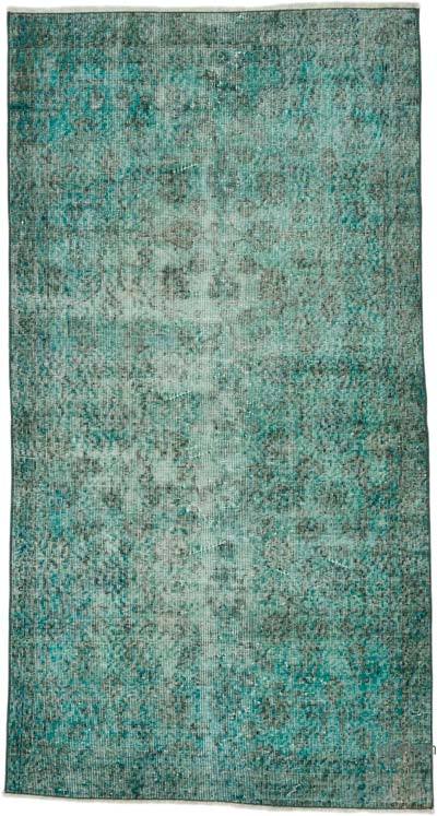 Over-dyed Vintage Hand-Knotted Turkish Rug - 3' 5" x 6' 5" (41 in. x 77 in.)
