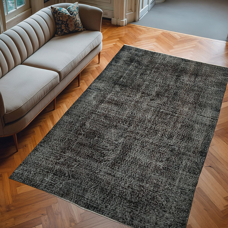 Alfombra Turca Vintage Sobre-teñida - 186 cm x 300 cm - K0066165