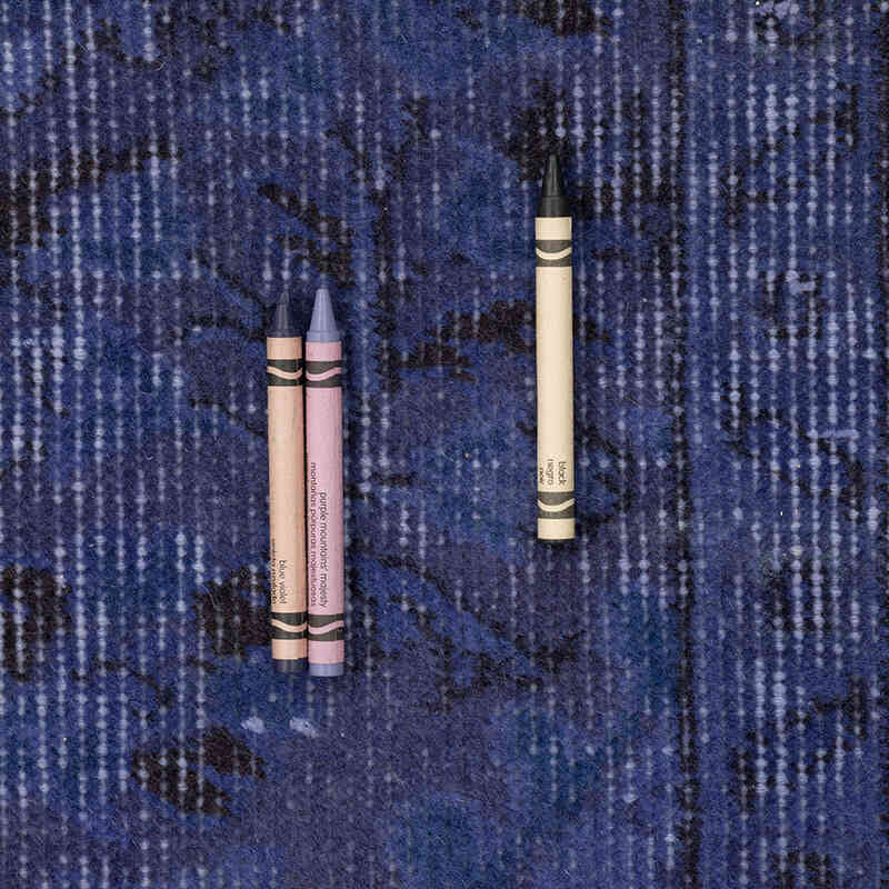 Alfombra Turca Vintage Sobre-teñida - 161 cm x 254 cm - K0066172