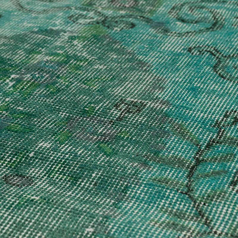 Over-dyed Vintage Hand-Knotted Turkish Rug - 3' 8" x 6' 3" (44" x 75") - K0066178
