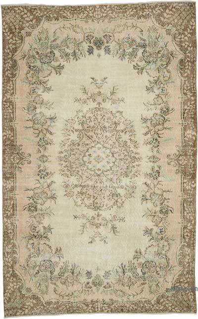 Alfombra Vintage Turca Anudada a Mano - 197 cm x 310 cm