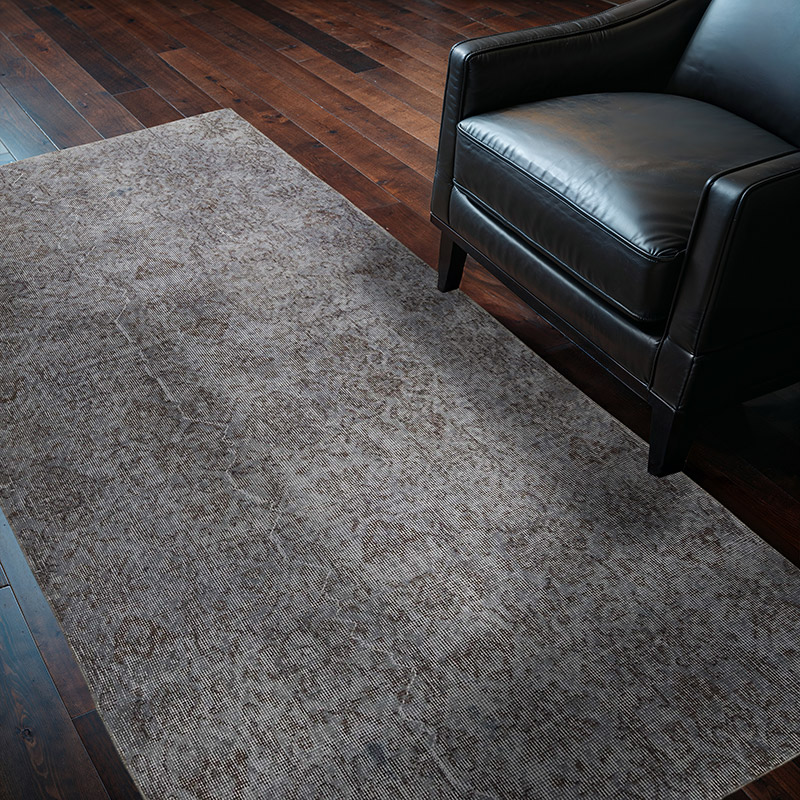 Over-dyed Vintage Hand-Knotted Turkish Rug - 3' 9" x 6' 9" (45" x 81") - K0066183