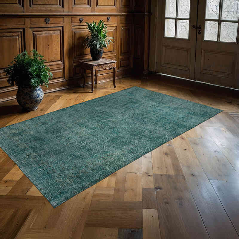 Alfombra Turca Vintage Sobre-teñida - 140 cm x 242 cm - K0066185