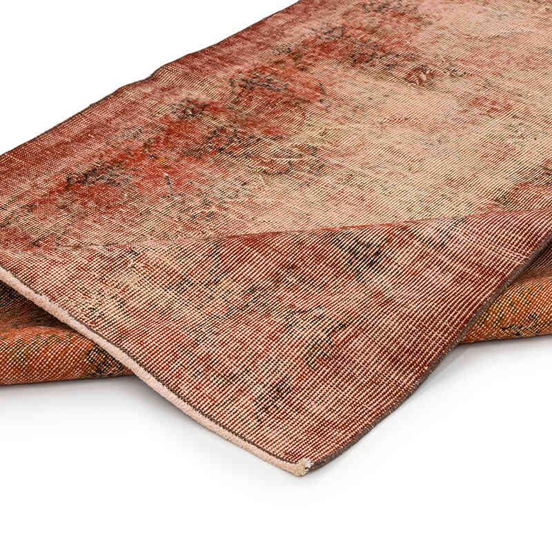 Over-dyed Vintage Hand-Knotted Turkish Rug - 3' 8" x 6' 4" (44" x 76") - K0066188