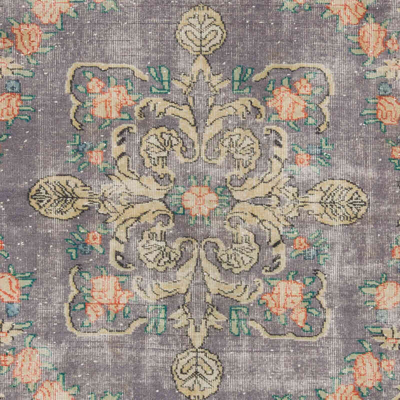 Vintage Turkish Hand-Knotted Rug - 5' 9" x 9' 6" (69" x 114") - K0066191