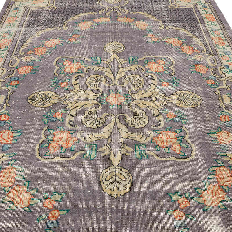 Vintage Turkish Hand-Knotted Rug - 5' 9" x 9' 6" (69" x 114") - K0066191