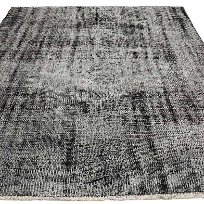 Over-dyed Vintage Hand-Knotted Turkish Rug - 5' 1" x 7' 7" (61" x 91") - K0066194