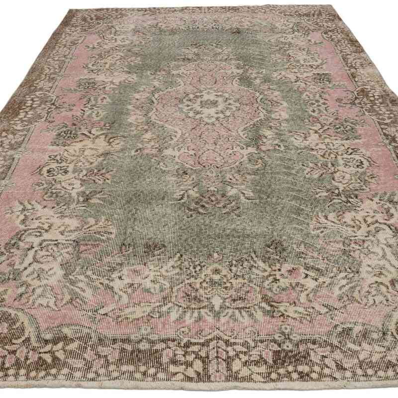 Alfombra Vintage Turca Anudada a Mano - 165 cm x 286 cm - K0066201
