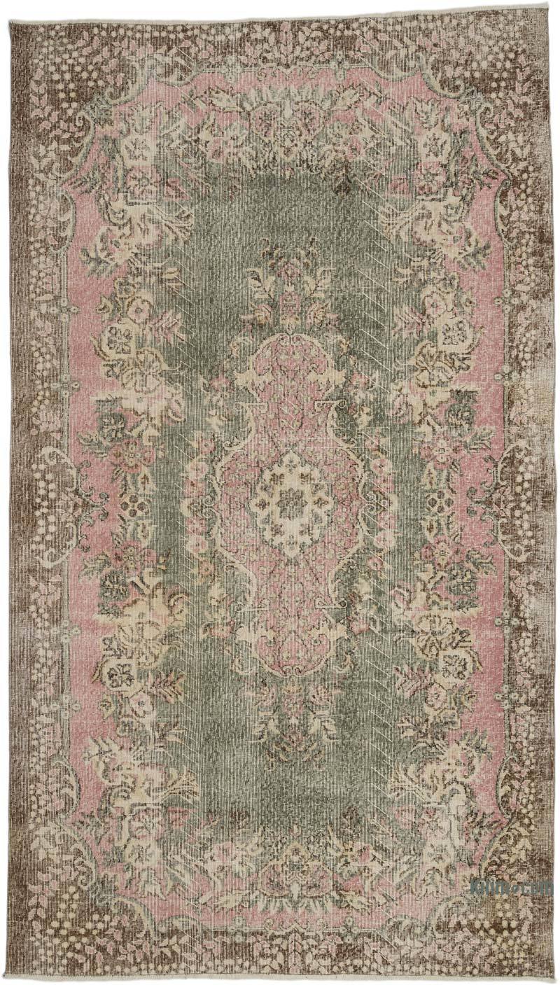 Alfombra Vintage Turca Anudada a Mano - 165 cm x 286 cm - K0066201