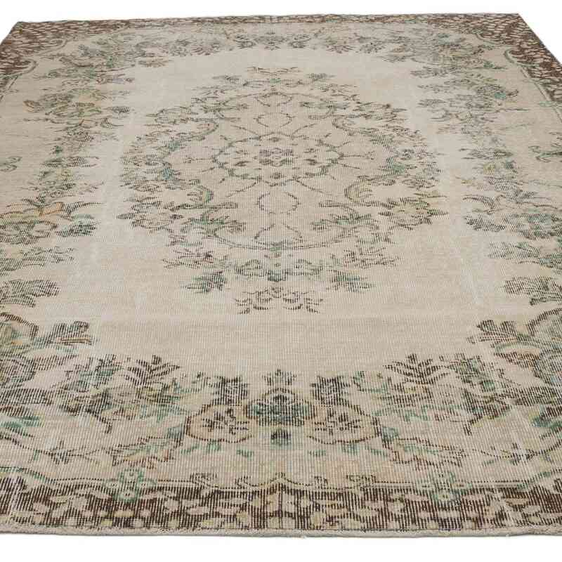 Alfombra Vintage Turca Anudada a Mano - 196 cm x 284 cm - K0066203