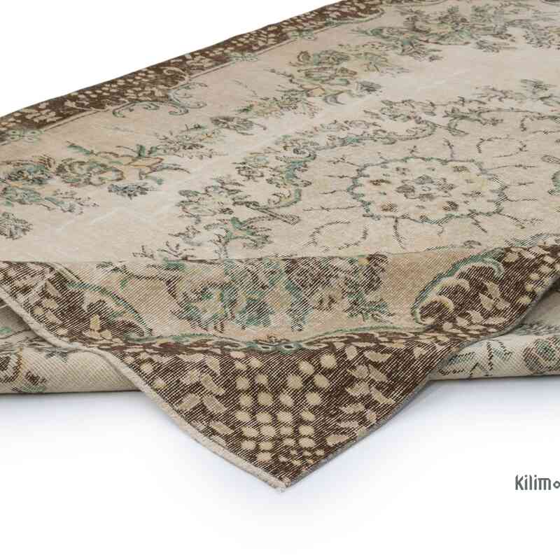 Alfombra Vintage Turca Anudada a Mano - 196 cm x 284 cm - K0066203