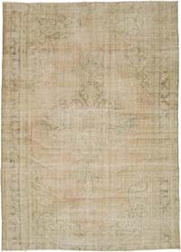 Vintage Turkish Hand-Knotted Rug - 6' 9" x 9' 7" (81" x 115")