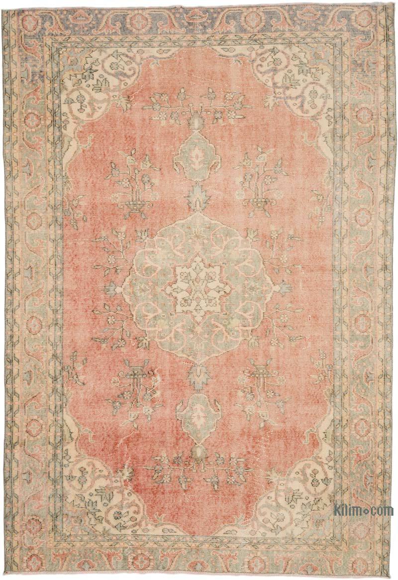 Vintage Turkish Hand-Knotted Rug - 6' 2" x 8' 9" (74" x 105") - K0066210