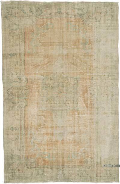 Alfombra Vintage Turca Anudada a Mano - 182 cm x 279 cm