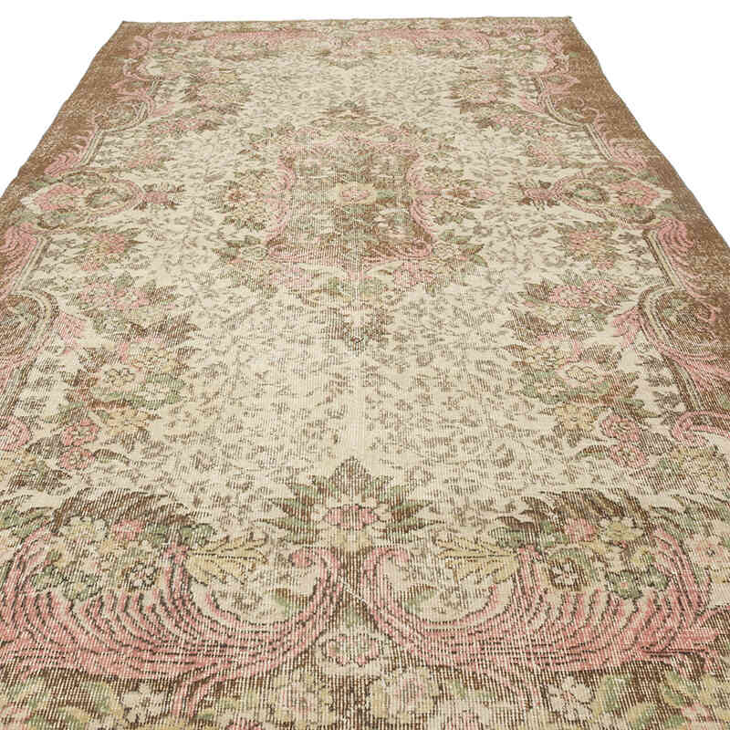 Alfombra Vintage Turca Anudada a Mano - 166 cm x 322 cm - K0066213