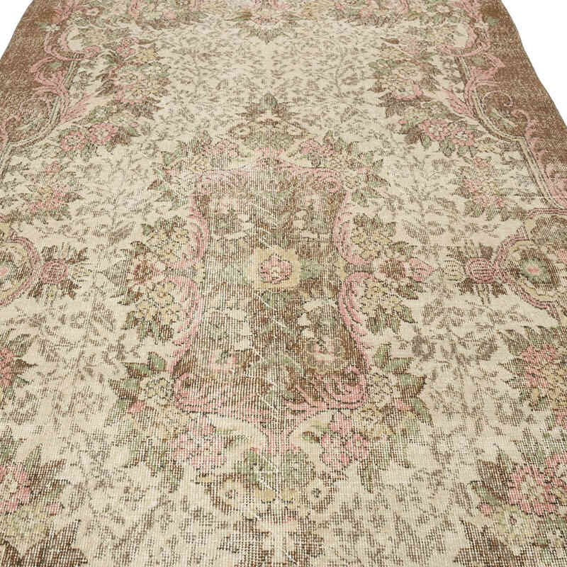 Alfombra Vintage Turca Anudada a Mano - 166 cm x 322 cm - K0066213