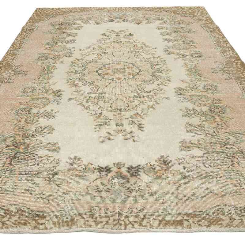Alfombra Vintage Turca Anudada a Mano - 173 cm x 280 cm - K0066229