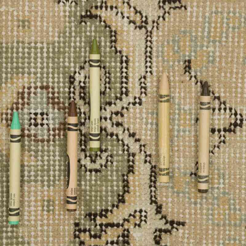 Alfombra Vintage Turca Anudada a Mano - 201 cm x 324 cm - K0066231