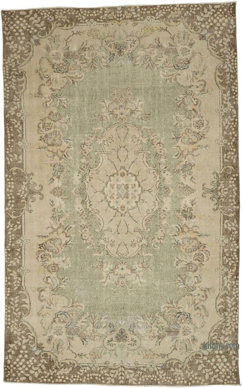 Alfombra Vintage Turca Anudada a Mano - 201 cm x 324 cm - K0066231