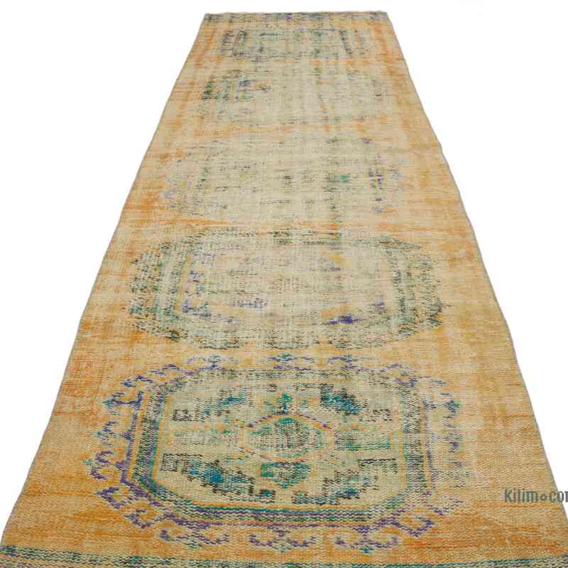 Alfombra Turca Vintage De Pasillo - 93 cm x 330 cm - K0066232