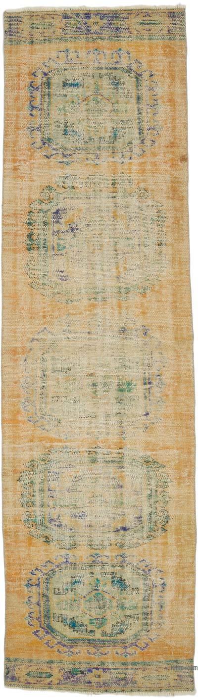 Alfombra Turca Vintage De Pasillo - 93 cm x 330 cm