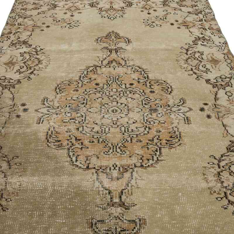 Alfombra Vintage Turca Anudada a Mano - 146 cm x 253 cm - K0066240