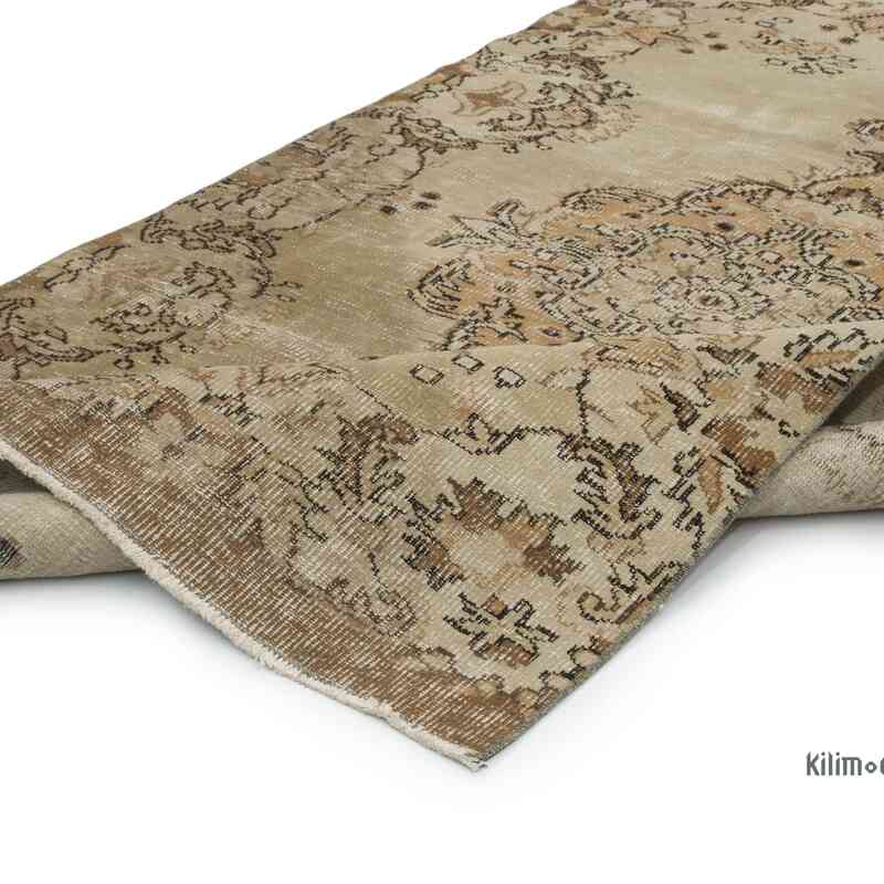 Alfombra Vintage Turca Anudada a Mano - 146 cm x 253 cm - K0066240