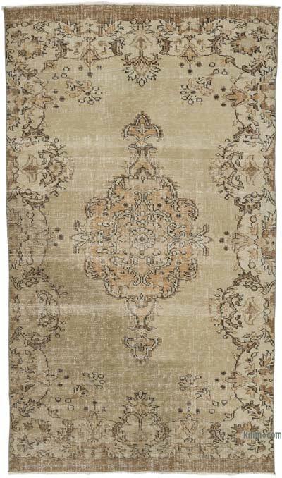 Vintage Turkish Hand-Knotted Rug - 4' 9" x 8' 4" (57 in. x 100 in.)