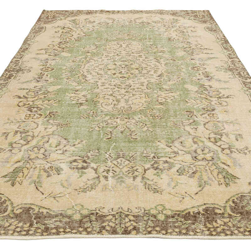 Alfombra Vintage Turca Anudada a Mano - 163 cm x 270 cm - K0066243