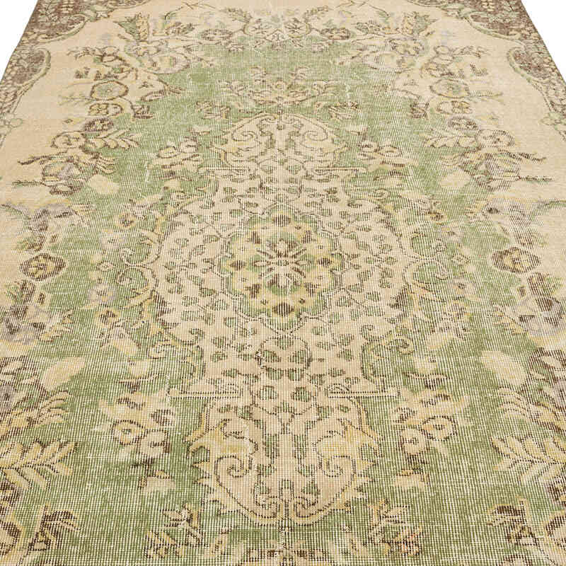 Alfombra Vintage Turca Anudada a Mano - 163 cm x 270 cm - K0066243