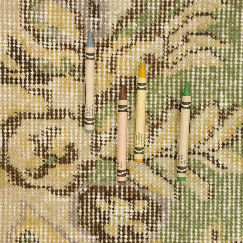 Alfombra Vintage Turca Anudada a Mano - 163 cm x 270 cm - K0066243