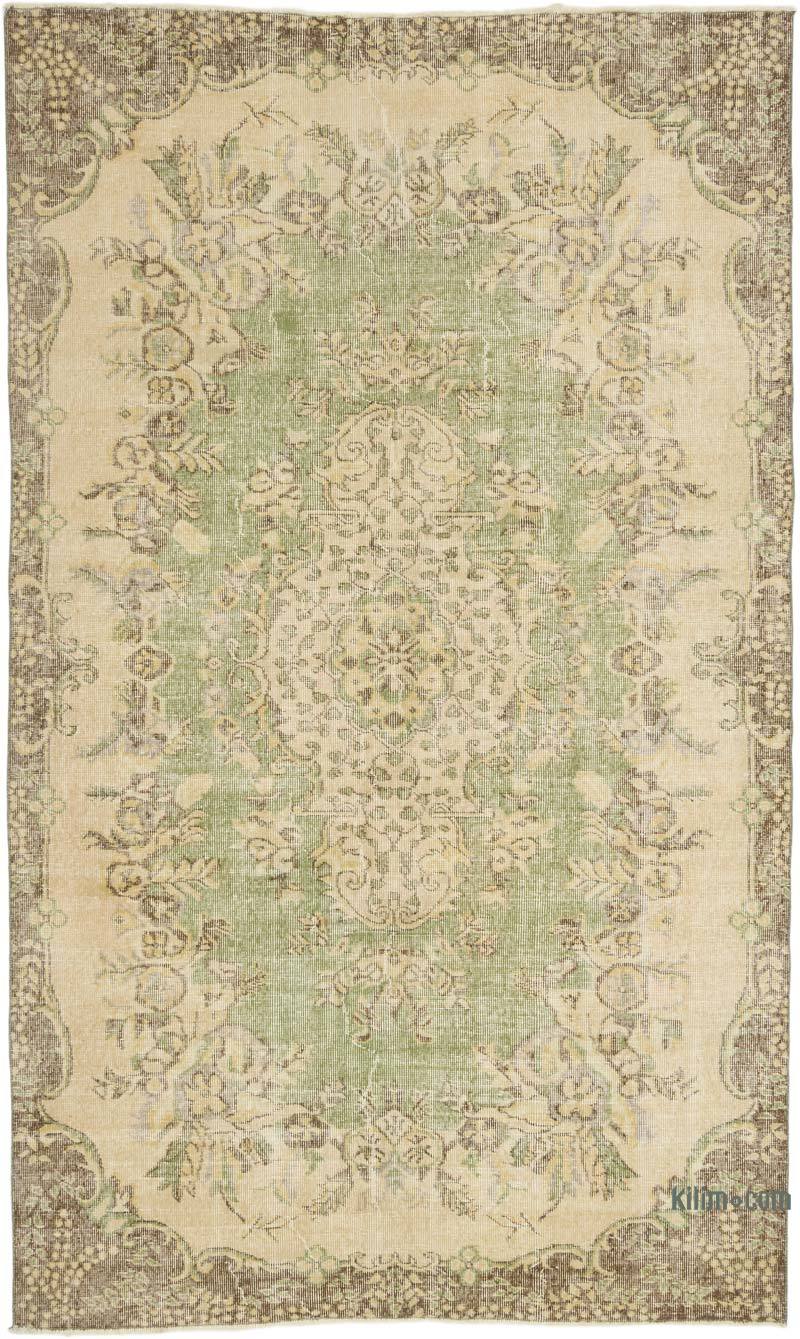 Alfombra Vintage Turca Anudada a Mano - 163 cm x 270 cm - K0066243