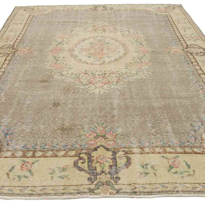 Vintage Turkish Hand-Knotted Rug - 6' 8" x 9' 10" (80" x 118") - K0066246