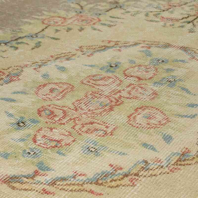 Vintage Turkish Hand-Knotted Rug - 6' 8" x 9' 10" (80" x 118") - K0066246