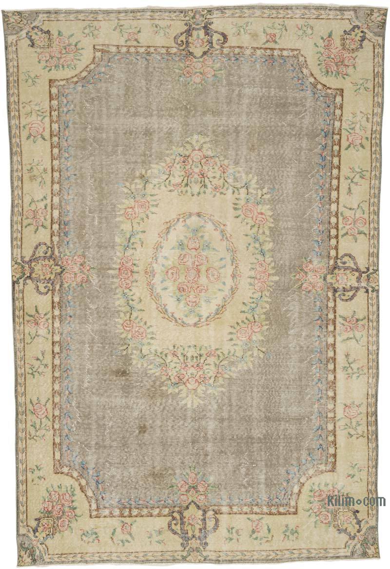 Vintage Turkish Hand-Knotted Rug - 6' 8" x 9' 10" (80" x 118") - K0066246