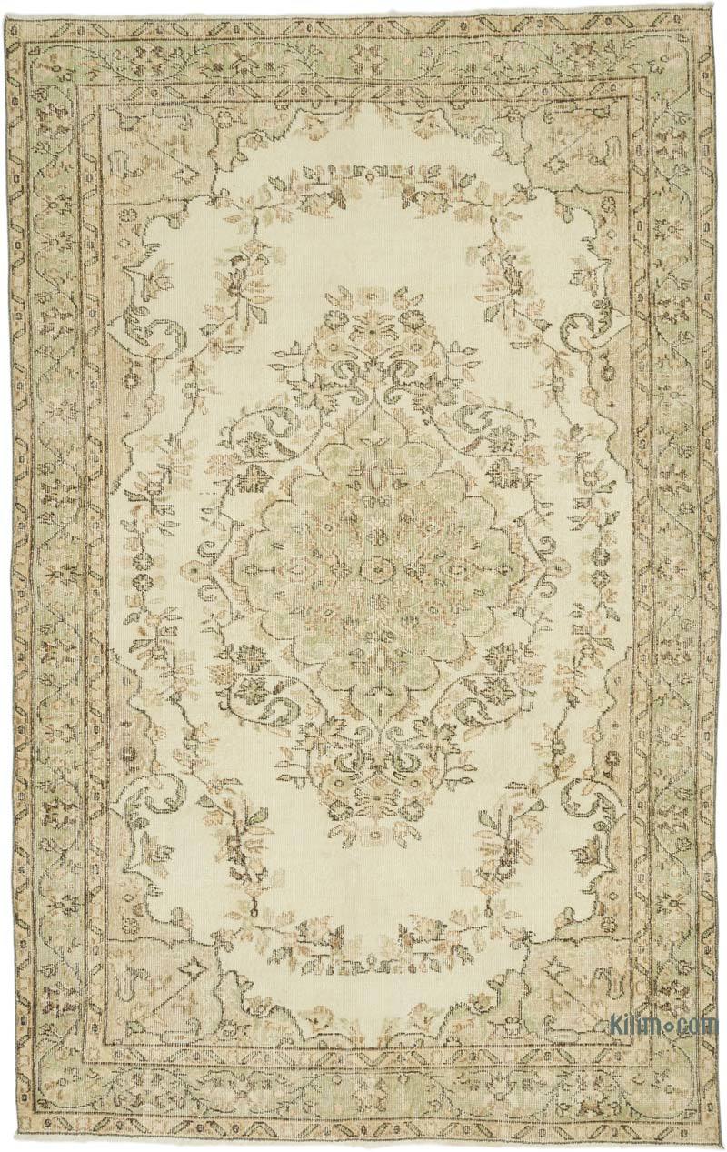 Alfombra Vintage Turca Anudada a Mano - 168 cm x 275 cm - K0066249