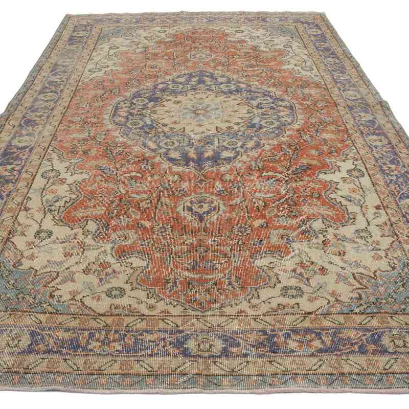 Vintage Turkish Hand-Knotted Rug - 5' 6" x 10' 1" (66" x 121") - K0066253
