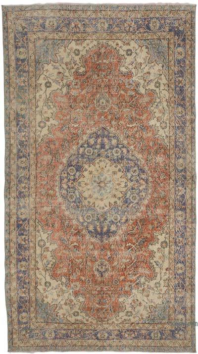 Alfombra Vintage Turca Anudada a Mano - 168 cm x 307 cm