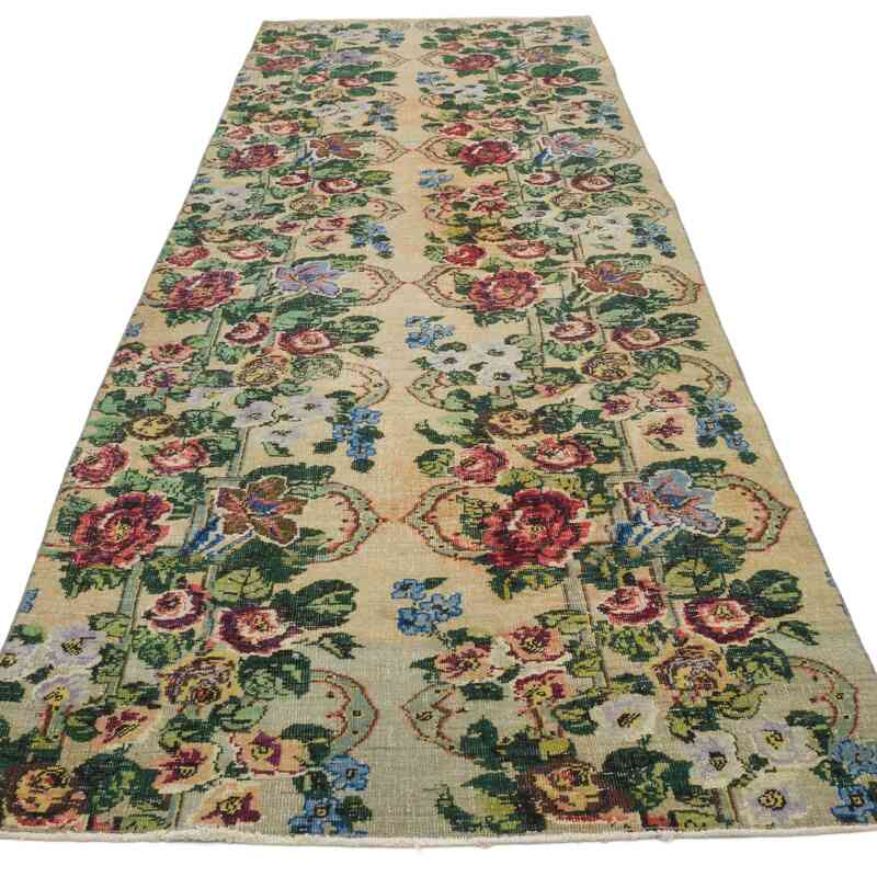 Alfombra Turca Vintage De Pasillo - 111 cm x 337 cm - K0066256