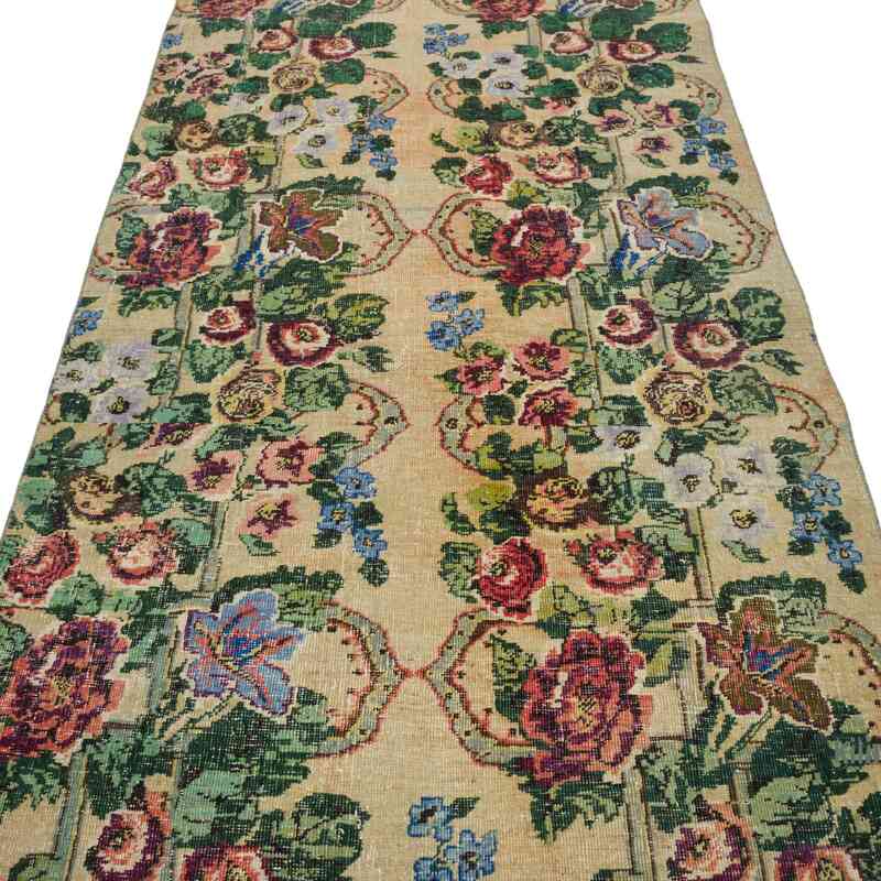 Alfombra Turca Vintage De Pasillo - 111 cm x 337 cm - K0066256