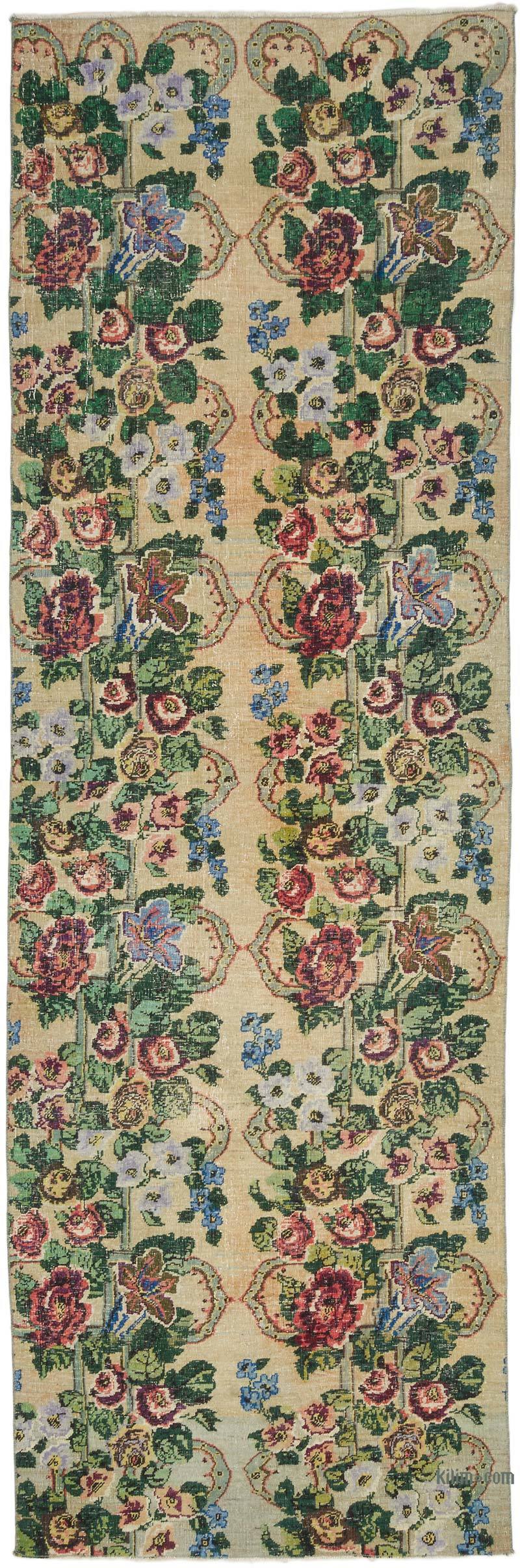 Alfombra Turca Vintage De Pasillo - 111 cm x 337 cm - K0066256